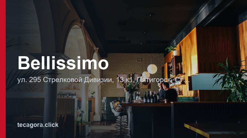 Bellissimo 1 tg bellissimo pyatigorsk
