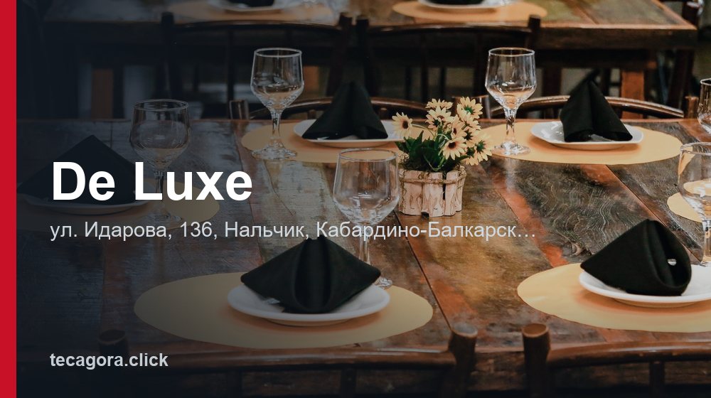 De Luxe 1 tg de luxe nalchik