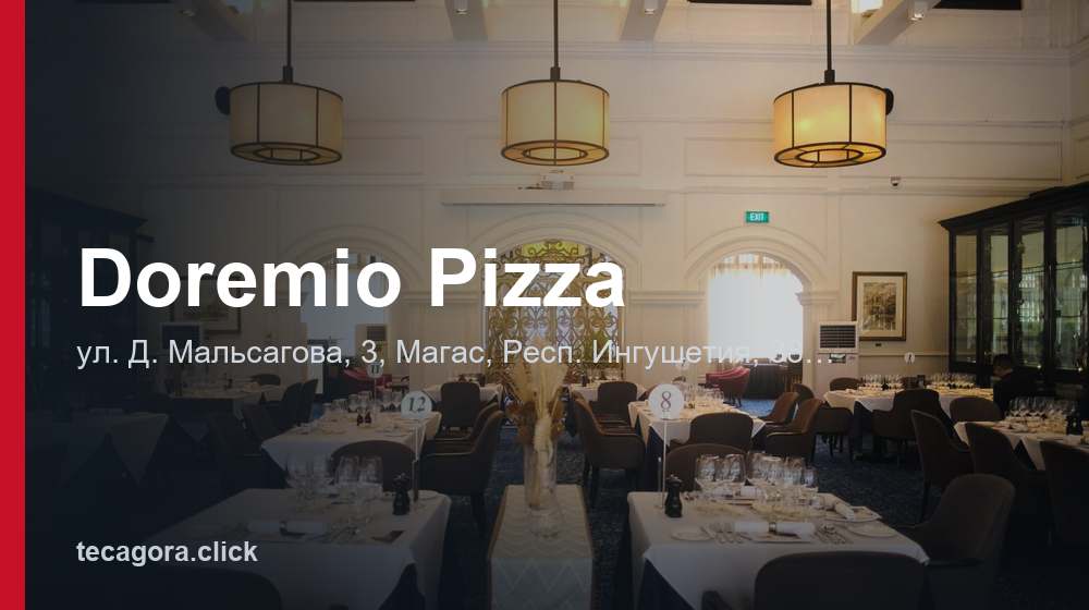 Doremio Pizza 1 tg doremio pizza magas