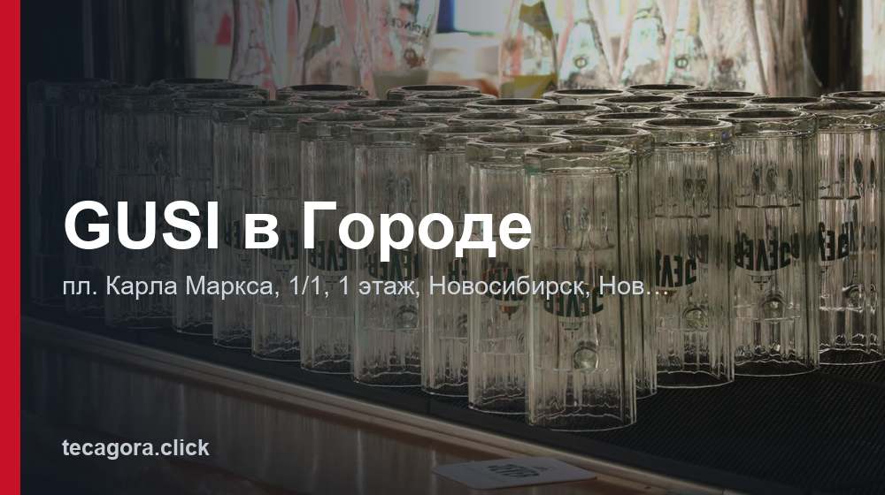 GUSI в Городе 1 tg gusi v gorode novosibirsk