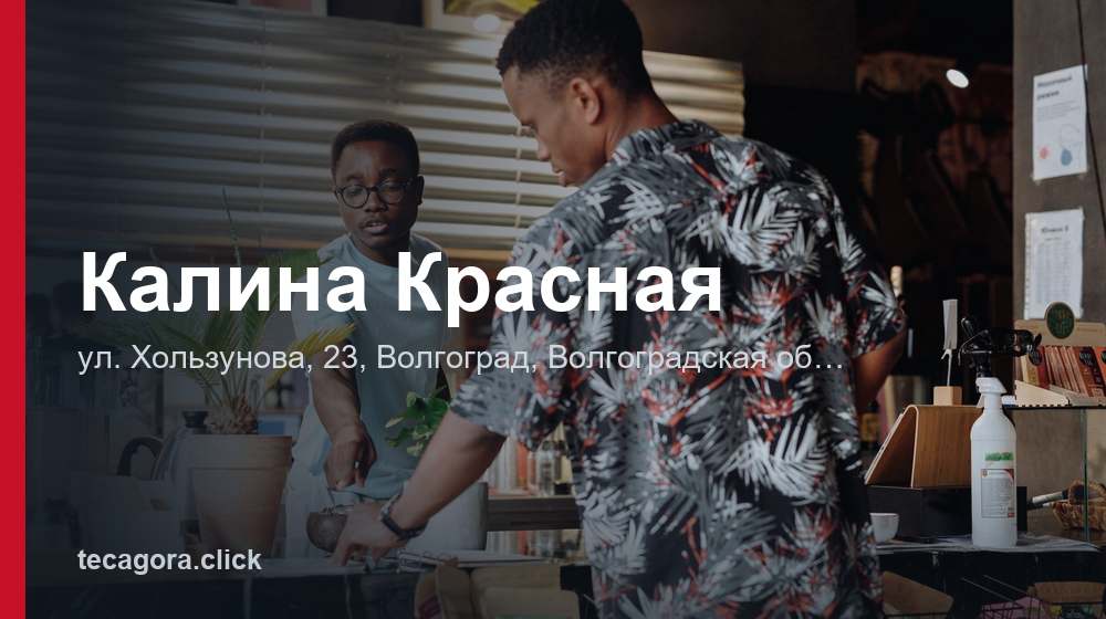 Калина Красная 1 tg kalina krasnaya volgograd