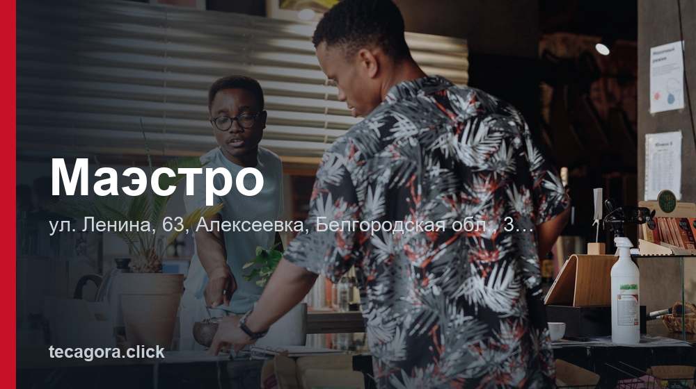 Маэстро 1 tg maestro alekseevka
