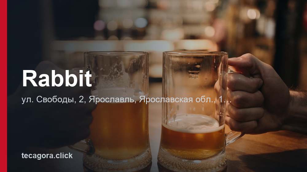 Rabbit 1 tg rabbit yaroslavl