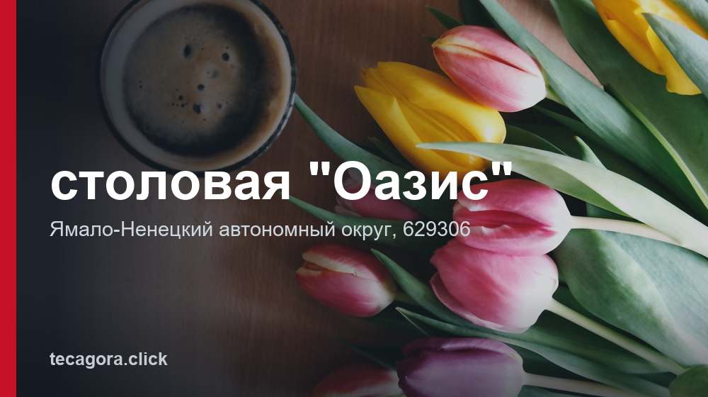 столовая "Оазис" 1 tg stolovaya oazis yamalo nenetskiy avt