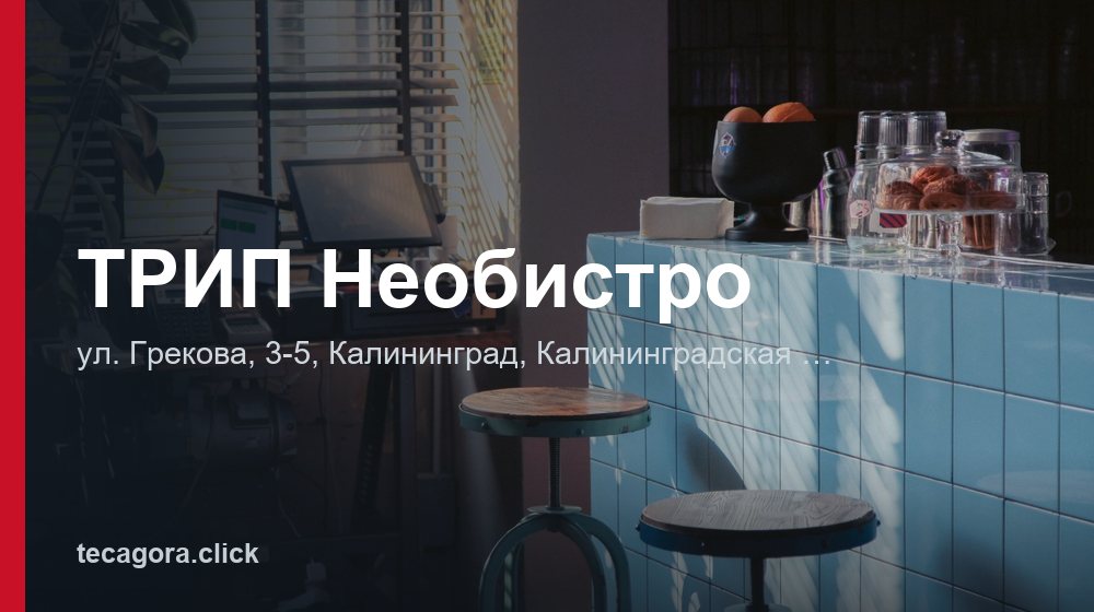 ТРИП Необистро 1 tg trip neobistro kaliningrad 1
