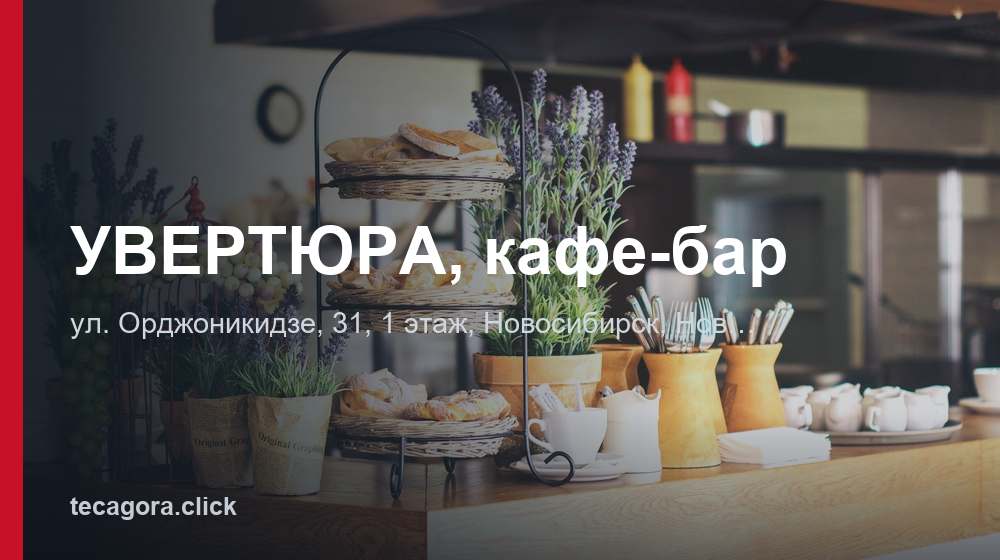 УВЕРТЮРА, кафе-бар 1 tg uvertyura kafe bar novosibirsk